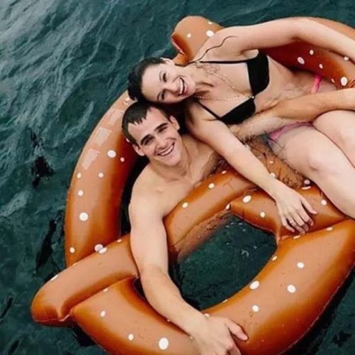 Большой хлеб Вода Забавный ПВХ надувный прецелл Плавающий Кольцо Плавательный бассейн Плавающие для взрослых