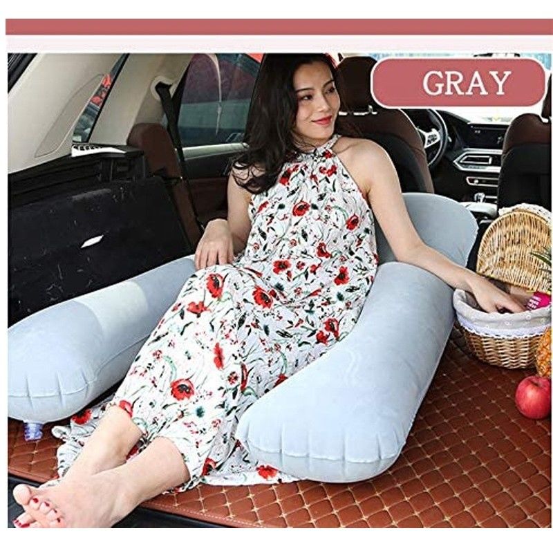 LC Flocked PVC Soft Inflatable Pregnancy Pillows U-образные полнотеловые материнские подушки